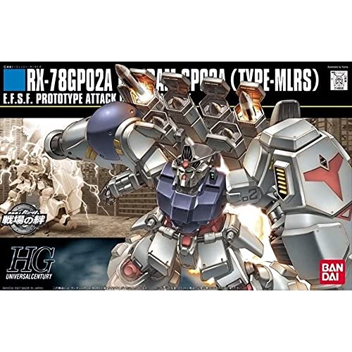 GUNPLA HGUC 1/144 RX-78 GP02A Gundam Type MLRS maquette robot