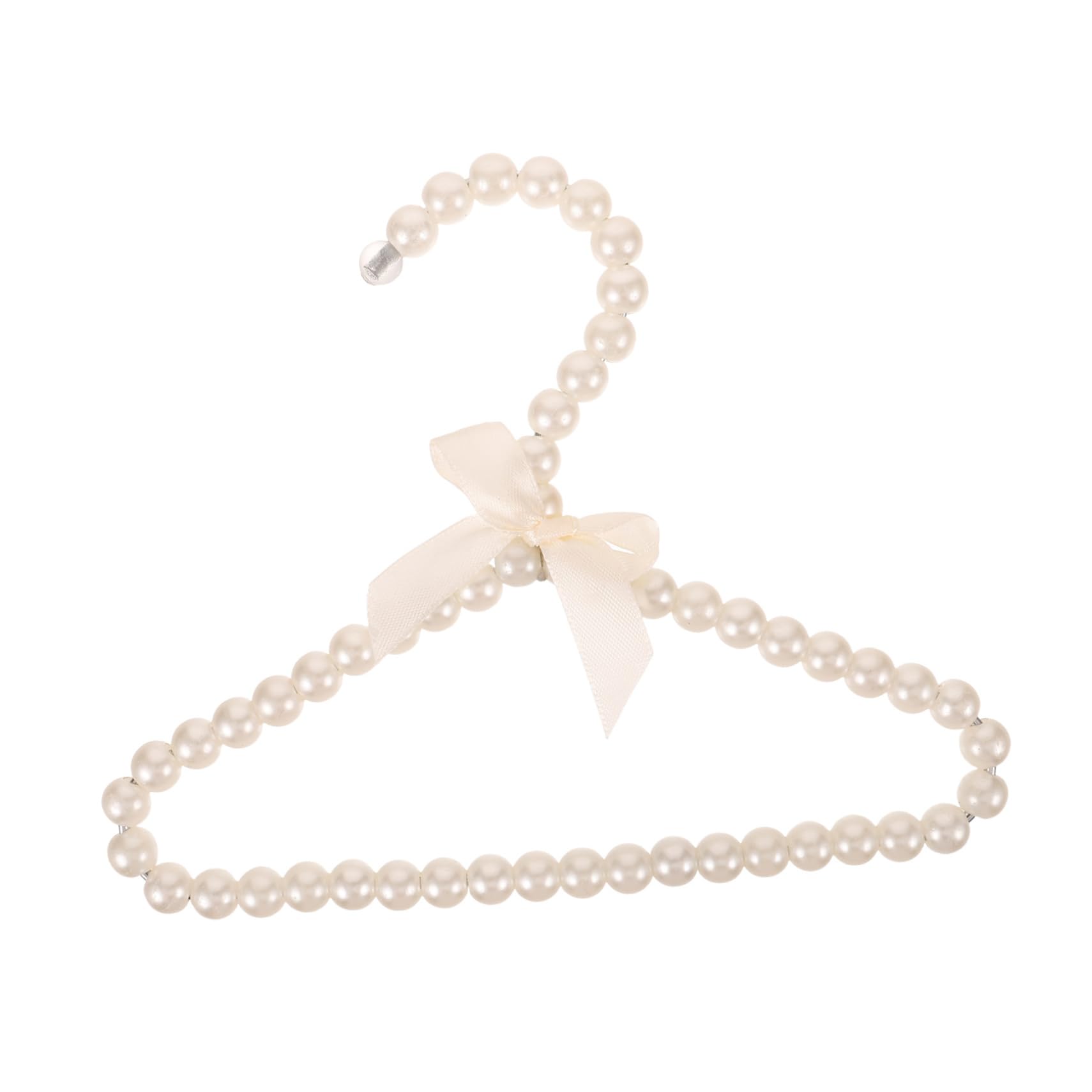 UKCOCO Pearl Hanger for Pets and Clothes Mini Hangers Clothes Hanger and Lightweight Design for and Carrying