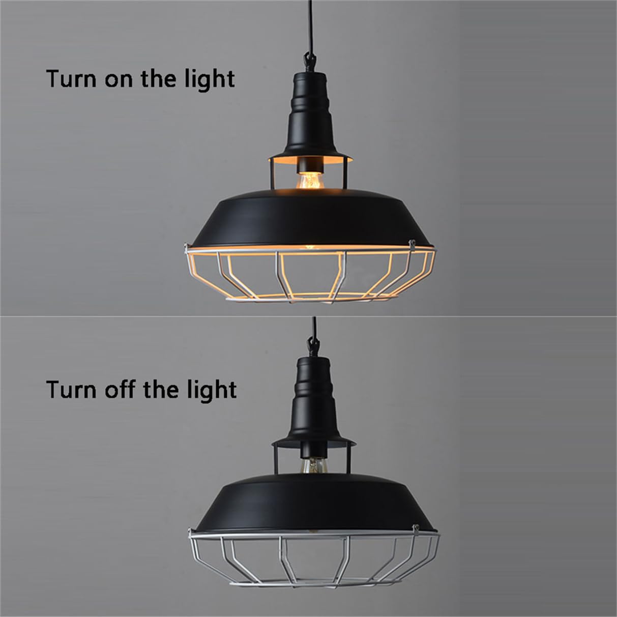 Lampada A Sospensione In Stile Moderno Metà Secolo, Grande Cestello