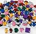 Fun Express - Jumbo 1" Assorted Adhesive Jewels (2-Pack of 100)