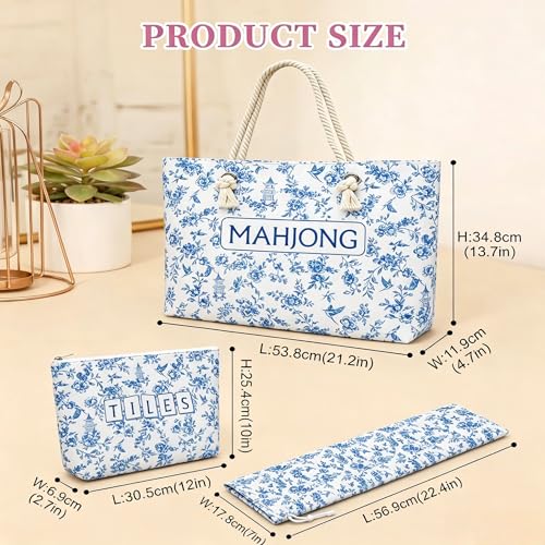 Set de 3 Bolsas para Mahjong Americano miniatura 2