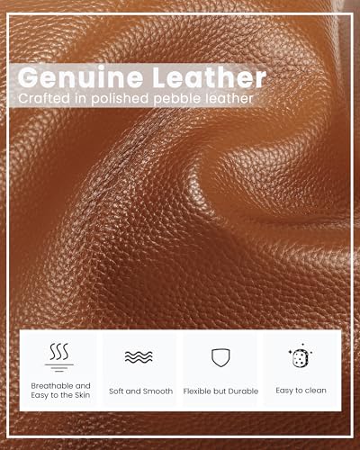 Image of befen Small Genuine Leather Crossbody Bag for Women Trendy Crossbody Purses with RFID Blocking Card Slots