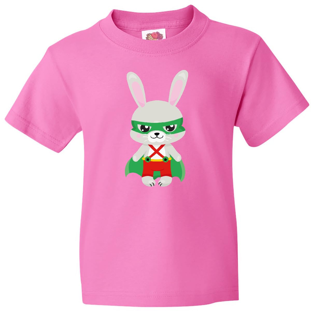 inktastic Superhero Bunny, Cute Bunny, Rabbit, Mask, Cape Youth T-Shirt