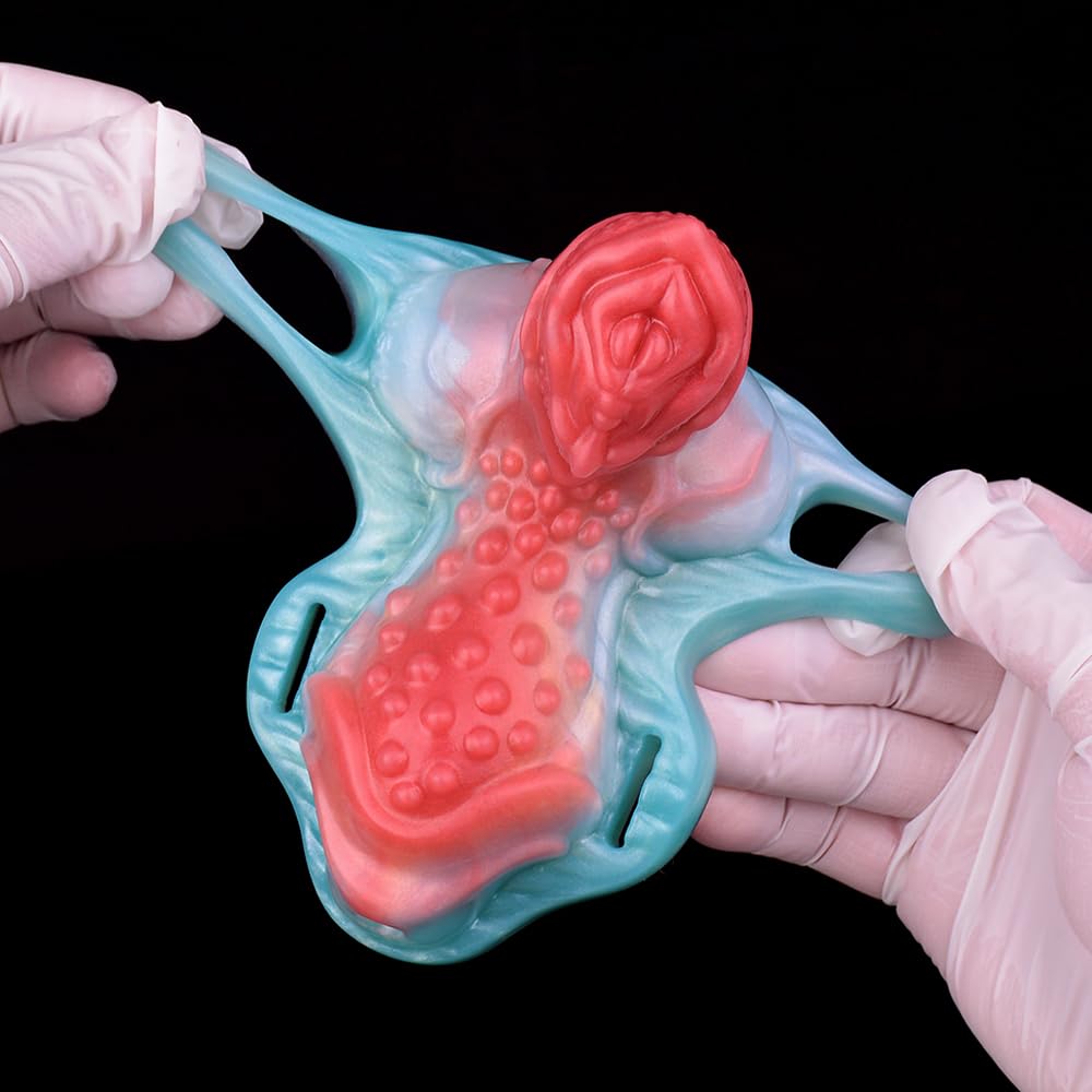 Strap-On Dildo Grinder Sex Toy for Women, Monster Thick Dildo Pillow Clitoral Stimulator Grinding Sex Toy, Fantasy Anal Dildos Nipple G Spot Stimulator Adult Sex Toys & Games for Lesbian and Couples