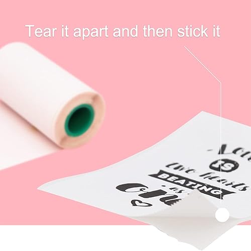 Miniatura 3 de Peripage - Mini adhesivo de papel para impresora, papel térmico autoadhesivo, incoloro, para impresora PeriPage A6, impermeable, a prueba de aceite,