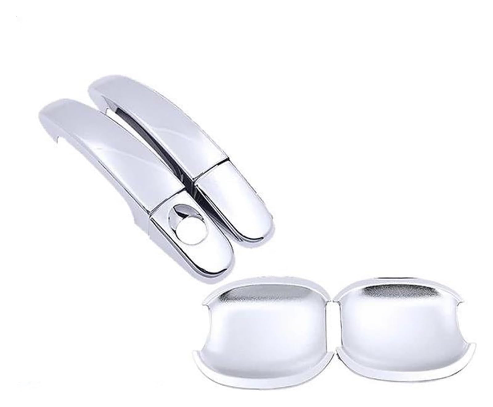 Qwqthgs Handle Bowl 2 Door Car Exterior Door Handle Cap For Focus 2 Mk2 .5 2004~2010 Styling Stickers Decoration Door Handle Cover Paint Refit(Handle Bowl 2 Door)