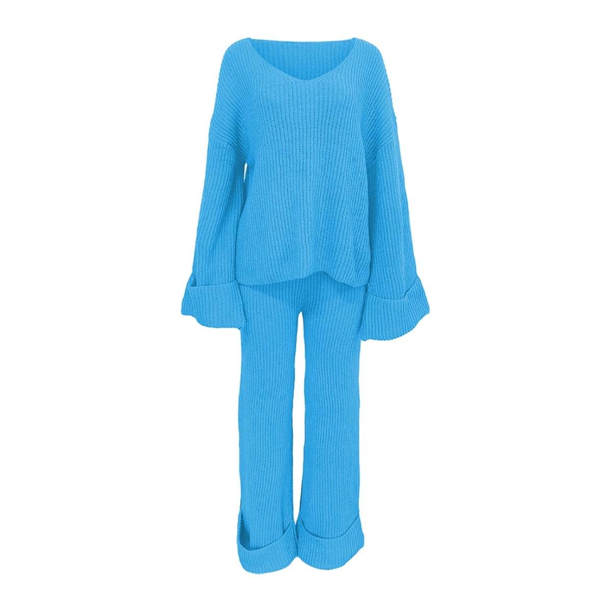 2 Teiler Damen Elegant Hausanzug Sommerlicher Hosenanzug Jogginganzug Lässige Trainingsanzug Zweiteiler Sommer 2 2 Loungewear Set Outfit Oberteil Und Hose Freizeit