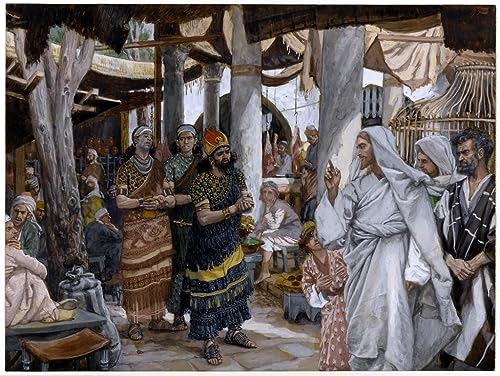 Cuadro de lienzo de 60x90cm: réplica de La Curación del Hijo del Gobernante por Jacques
