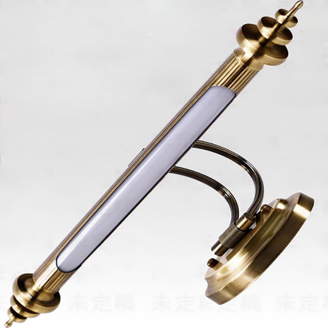 7W applique da parete, luce a specchio LED bagno vintage metallo, lampada da bagno regolabile IP44, luce moderna per il trucco lettura, lampada da specchio per camera cucina, L45cm, luce bianca calda