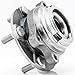 [2-Pack] HA590046 - Front Driver and Passenger Side Wheel Hub Bearing Assembly Compatible with 2003-2007 Nissan Murano, 2004-2009 Nissan Quest