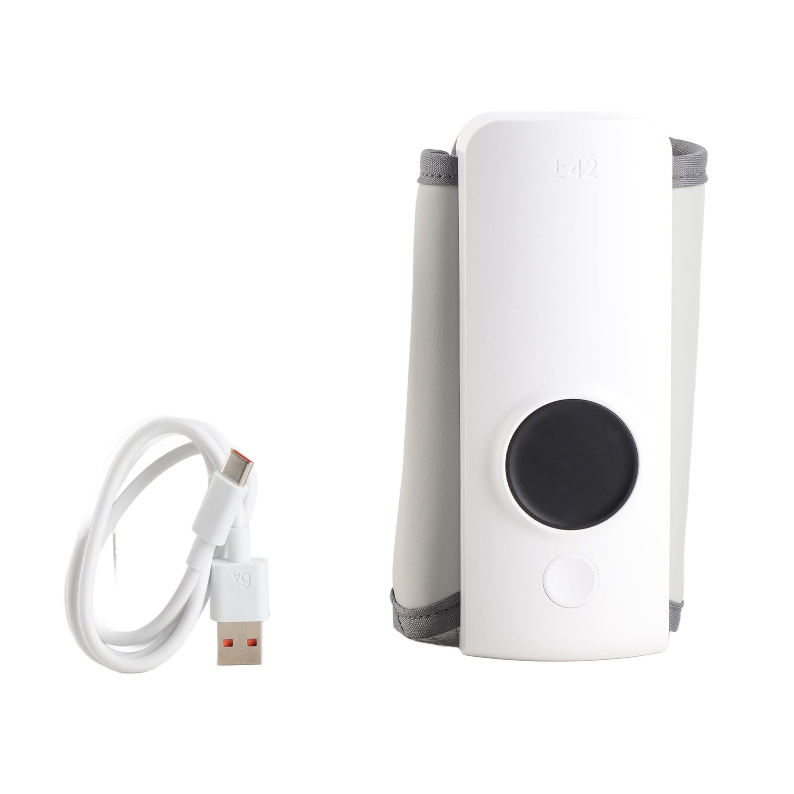 Calentador de botella de leche recargable de Hushvita, calentador de biberón portátil con carga USB aislada para calefacción de leche de pecho conveniente