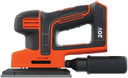 Vista 5 de BLACK+DECKER Lijadora de ratón MAX* de 20 V, solo herramienta (BDCMS20B)