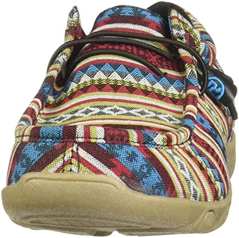 Roper Womens Chillin Aztec Shoe, Blue, 5 | Image 1