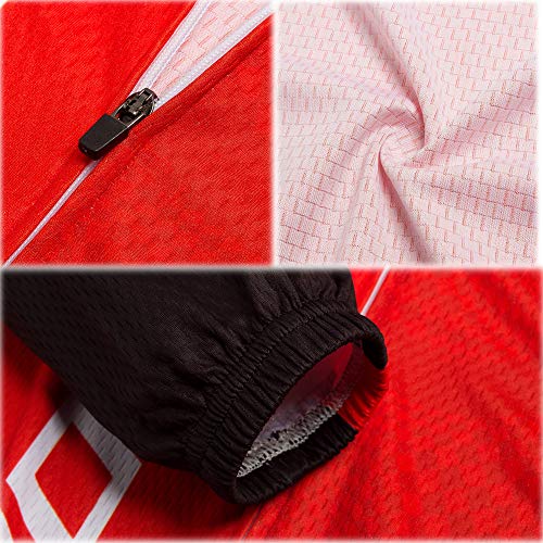 image for ZEROBIKE Men's Soft Long Sleeve Breathable Bicycle Cycling Jersey Poly