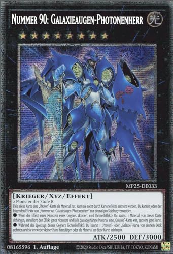 Nummer 90: Galaxieaugen-Photonenherr MP25-DE033 Starlight Rare Deutsch Boosterfrisch 1. Auflage - 2025 Mega-Pack Tin - mit ReCollectibles-Versandschutz - für Yu-Gi-Oh!