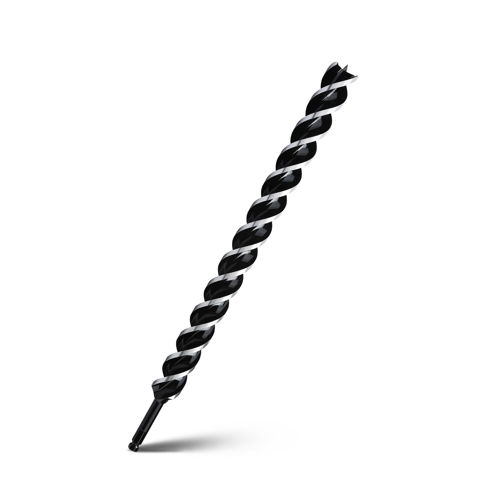 1-1/2" x 24" Auger Drill Bit for Wood, Hex Shank Tri Flute Ship Auger Long Drill Bit for Soft and Hard Wood,Tree Stump,Plastic,Drywall and Composite