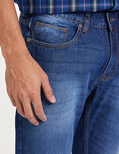 Image of Amazon Brand - Symbol Men Cotton Rich Stretchable Jeans | Casual Denim Relaxed Fit