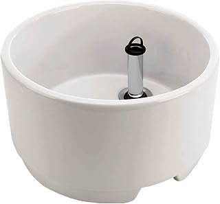 eliga - Pies de cerámica sanitaria redondos, color blanco