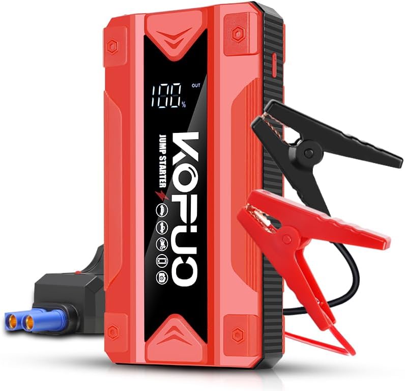 KOPUO R25S Jump Starter with clamps