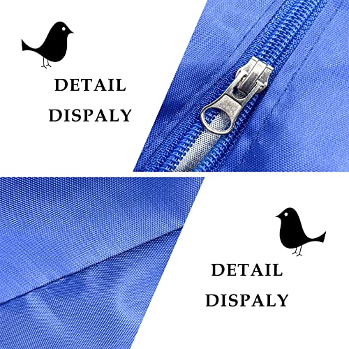 Image of NGe 33x32x44cm Bird Parrot Cage Cover,Keep Warm Blackout Cage Cover,Windproof Light-Proof Sleep Reduces Distractions Night Accessories Cloth(Blue)