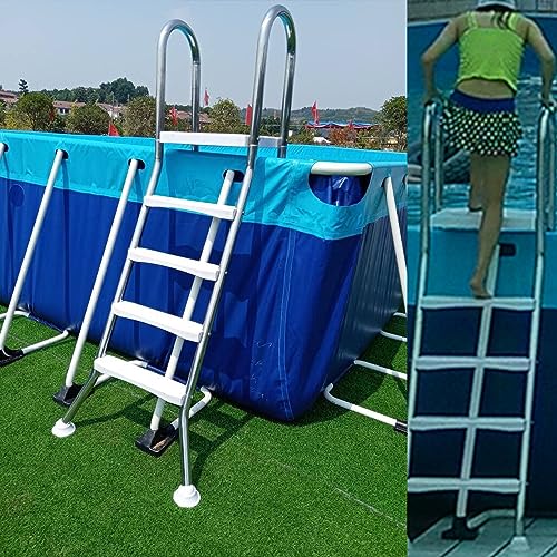 Escalera para piscina de 52 pulgadas con 4 peldaños miniatura 1