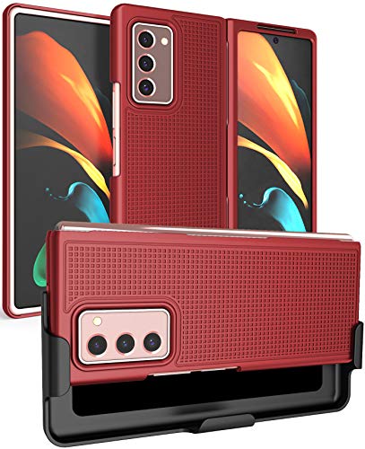 Coque Galaxy Z Fold 2 avec clip ceinture rotatif protection rigide fine Nakedcellphone
