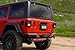 DV8 Offroad Spare Tire Delete for 2018-2025 Jeep Wrangler JL | Removes Heavy Spare Tire from Tailgate | Maximizes Rear Clearance for Rock Crawling | Included License Plate Mount/Light & Brake Light