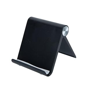 Angoily Foldable Stand Holder for Desk Tablet Bracket - Base for Tablets for Watching Movies Video Calls and