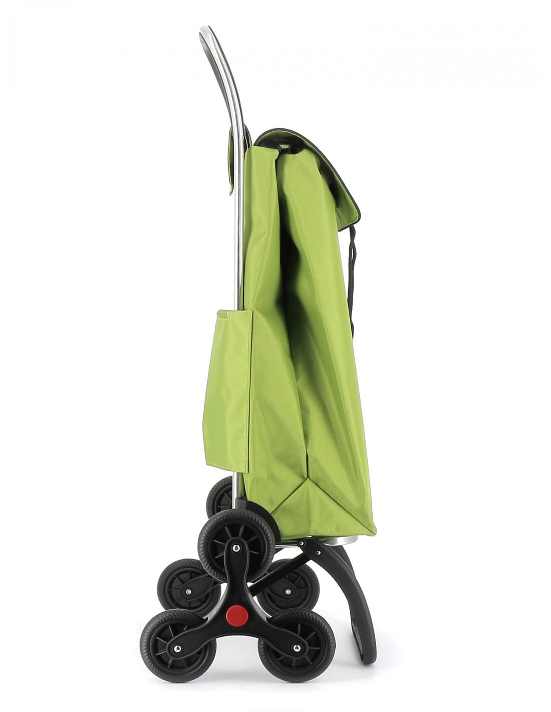 Carrello Portaspesa Rolser I-Max MF 6 Ruote Montascale - Lime