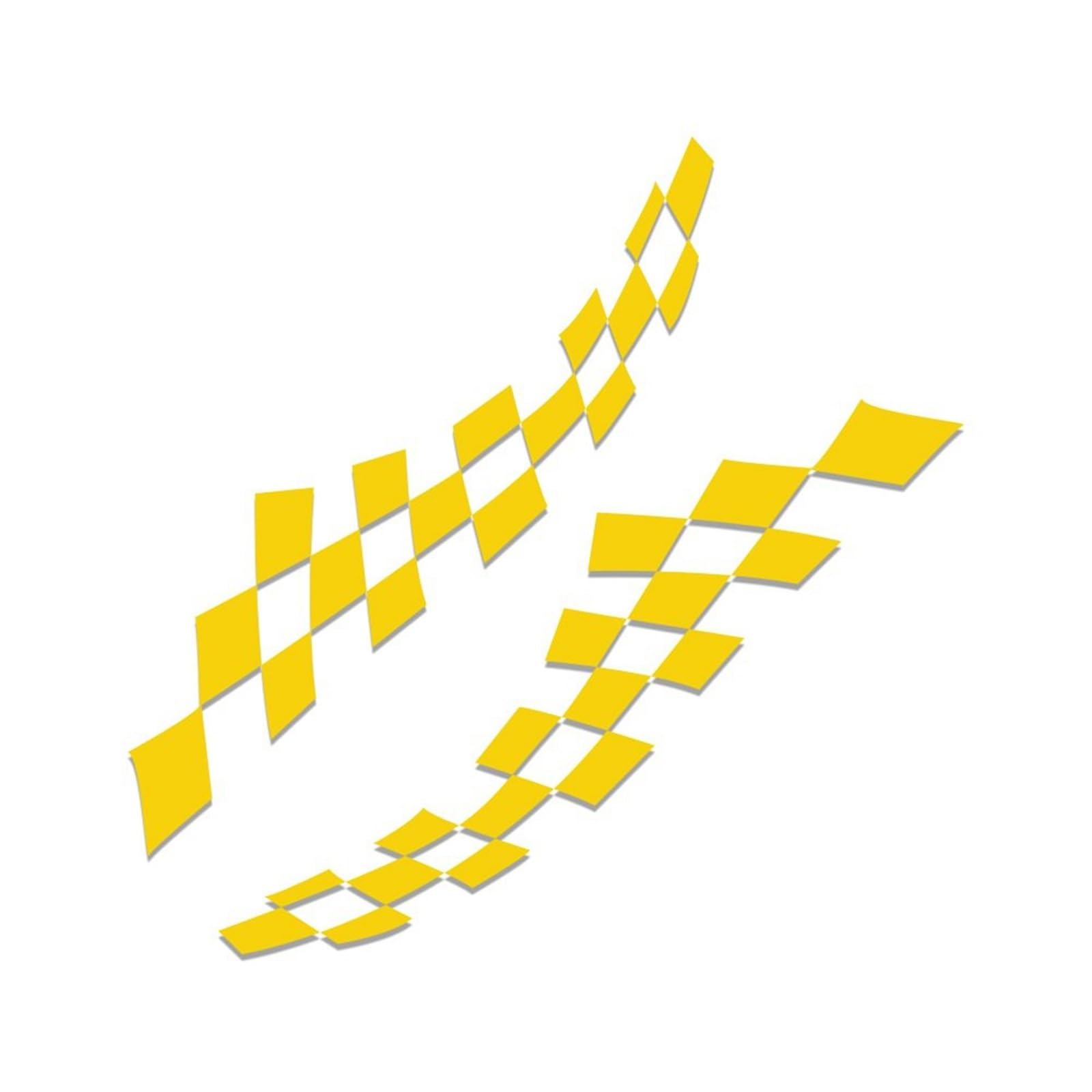 2PCs Auto Racing Vinyl Decals, Sport Car Decorative Stickers, Universal Exterior DIY Styling Accessories