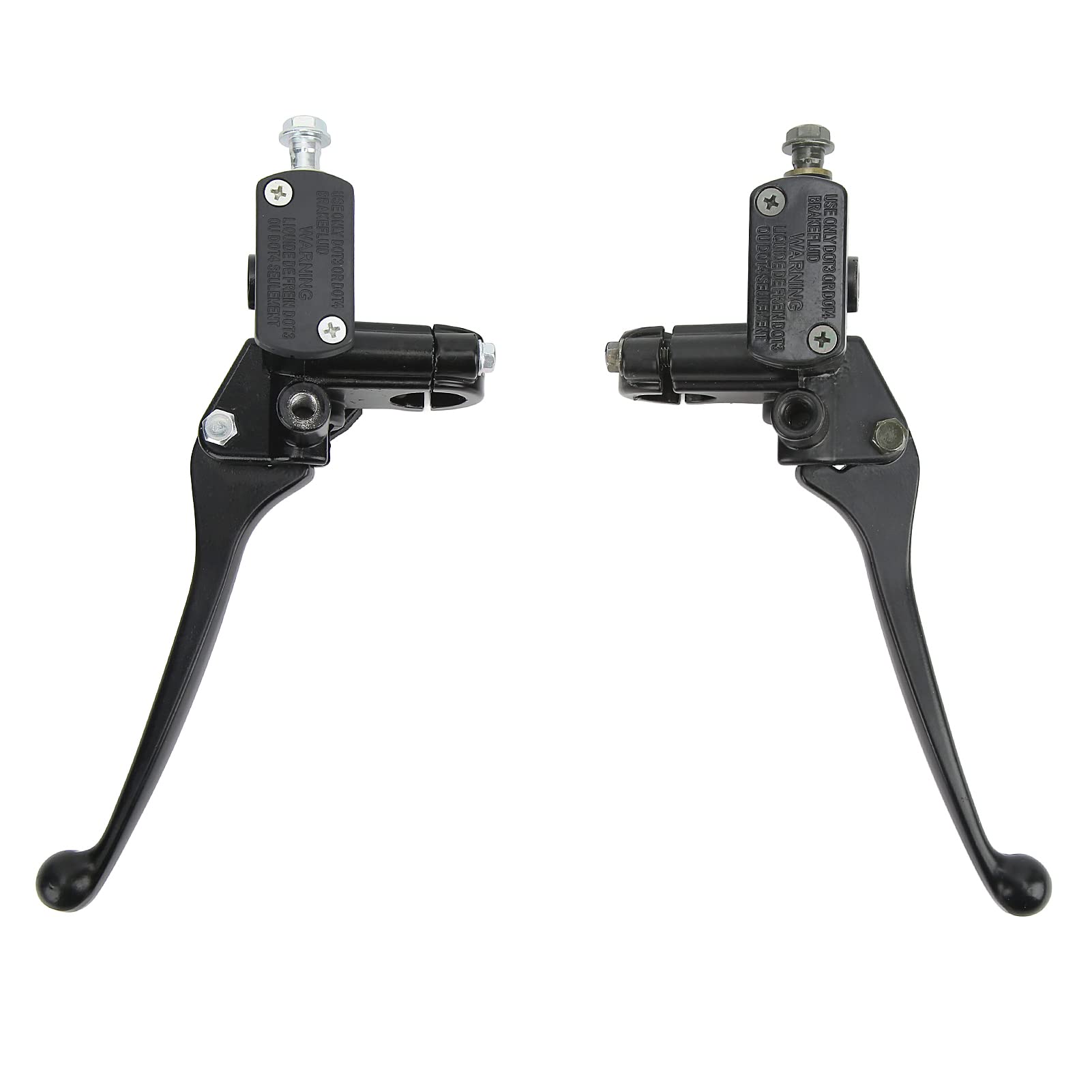 Leva del Cilindro Principale della Frizione del Freno 1 Paio Nero 22mm/0,87 Pollici Frenata Fluida E Reattiva Per Gy6 50cc 110cc 125cc 150cc 250cc Leva della Frizione del Freno Pompa del Freno