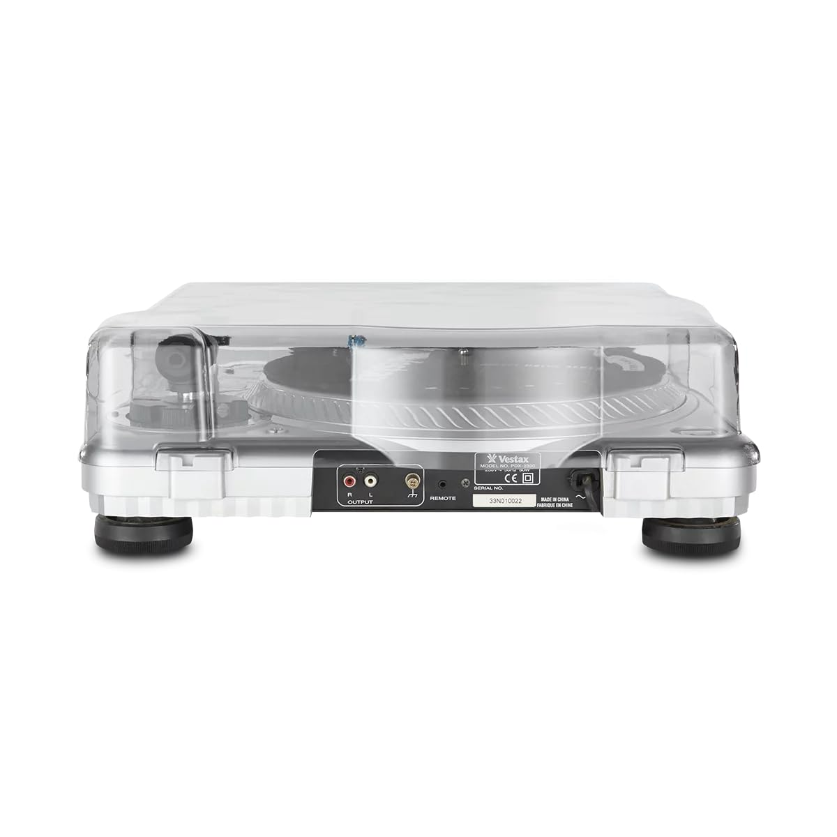 Decksaver Turntable Cover, Compatible with Vestax PDX, Protection for DJ Equipment