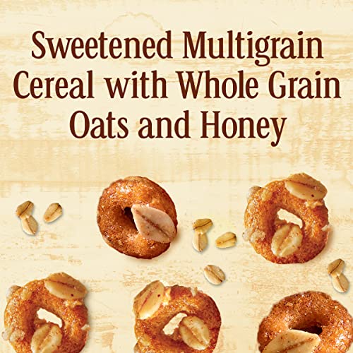Image of Cheerios Oat Crunch Oats & Honey Oat Breakfast Cereal, Large Size, 18.2 oz (Pack of 2)