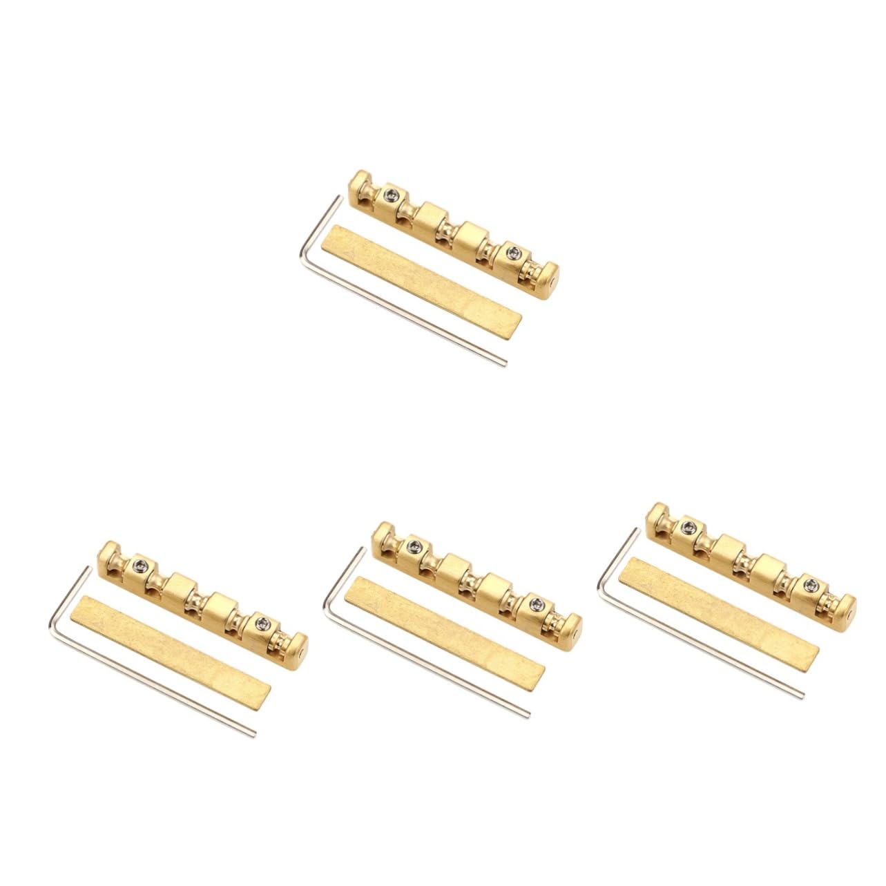 Totority 4 Sets String Professional String Instrument Accessories Including Bass Nuts Bridge Nuts