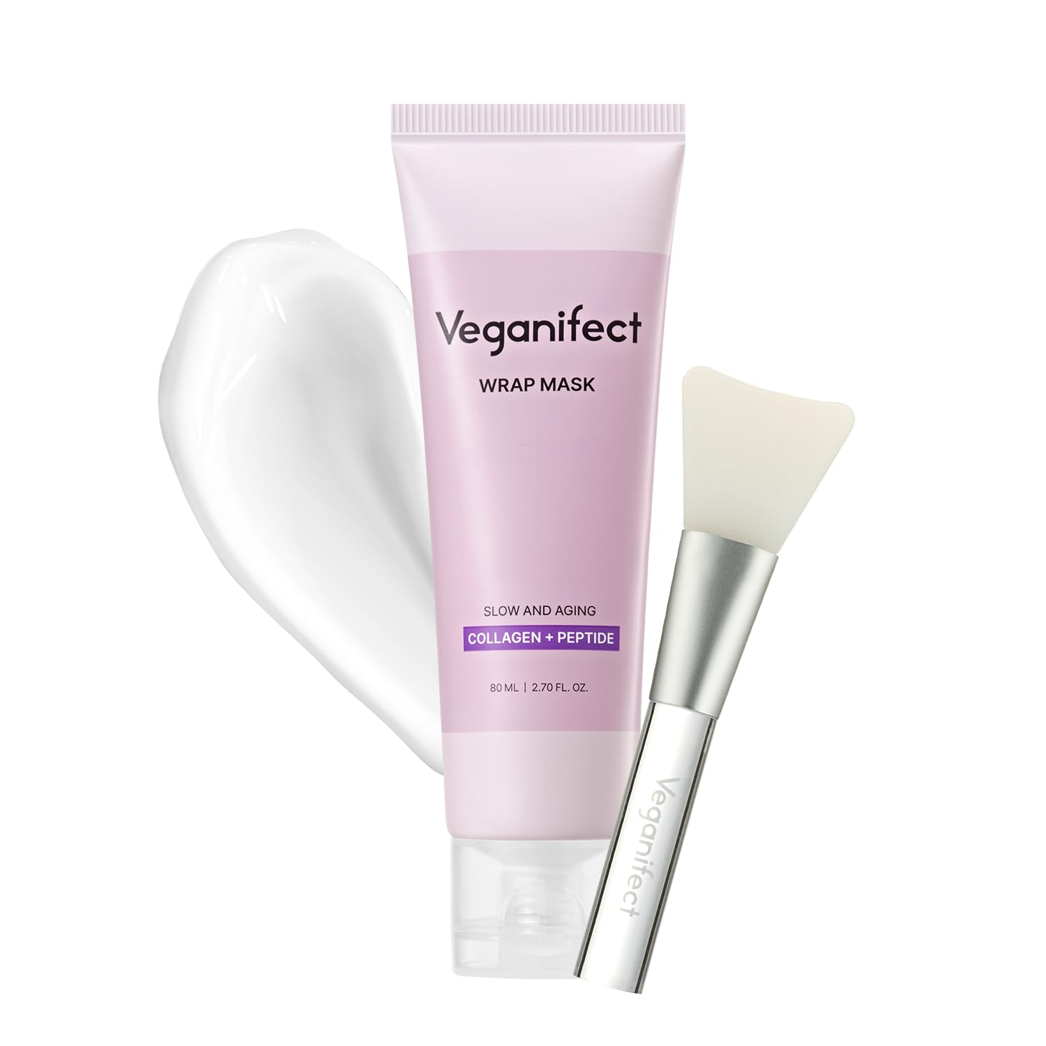 VEGANIFECT(ヴィーガンイフェクト公式) コラーゲンラップマスク 80ml face mask コラーゲンパック ラッピングマスク 毛穴ケア 韓国コスメ