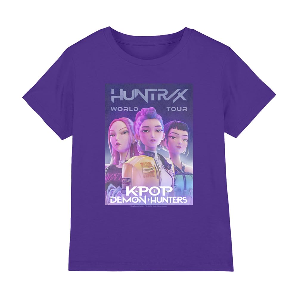Netflix Kids T-Shirt - Kpop Demon Hunters - 12-13 Years - Purple
