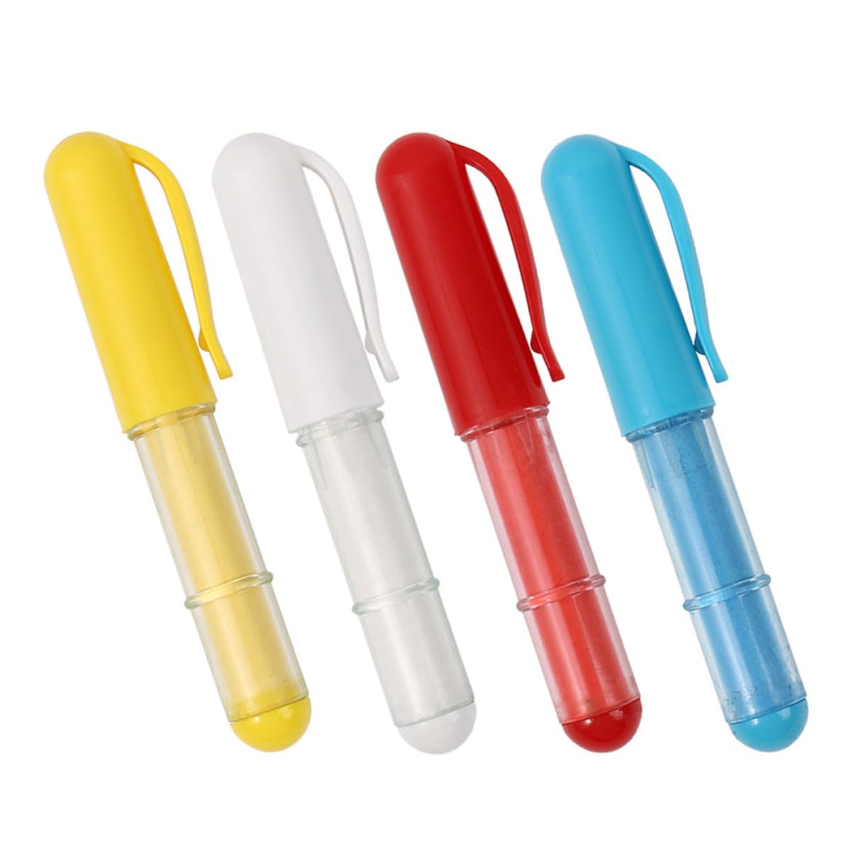 NOLITOY Accesorios de Costura de Plástico Posicionamiento Preciso 4 Tizas de Sastre para Marcar Ropa de Tela para Trabajo de Sastrería y Acolchado