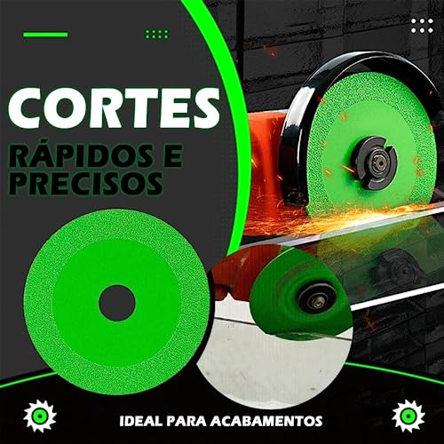 Disco De Diamante Para Cortar Vidro Garrafa Ceramica Espelho Porcelanato Polimento Lâmina Ultrafina