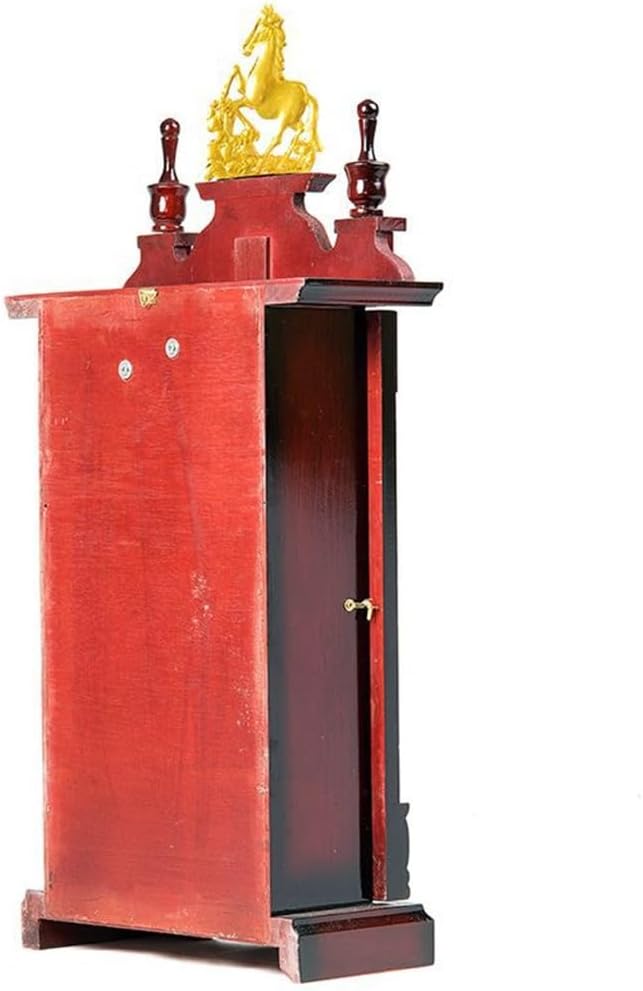 Mechanical Clock Solid Wood Hanging Old Feng Shui Town House String Chain Copper