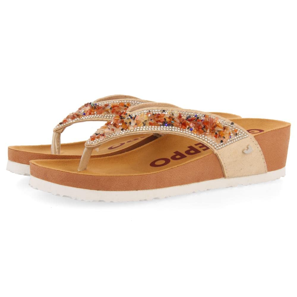 GIOSEPPO ATHIS, Women's Flip Flops, Beige, 40 EU, beige, 8 UK