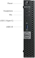 Vista 2 de Dell Optiplex 7050 Micro PC de escritorio, Intel Core i7-6700T, 32 GB de RAM, 1 TB SSD, WiFi, Win 11 Pro (renovado)