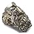 KALIFANO Natural Pyrite Cluster - High Energy Iron Piedra Pirita from Spain with Healing Properties (Information Card) Fools Gold Rock Reiki Crystal Used for Increased Willpower and Manifestation