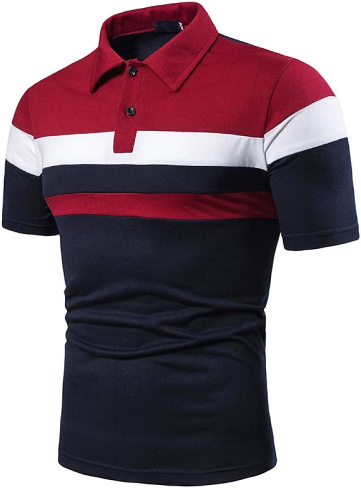HHGKED Polo Shirts for Men Casual Short & Long Sleeve Golf Slim Fashion Shirts