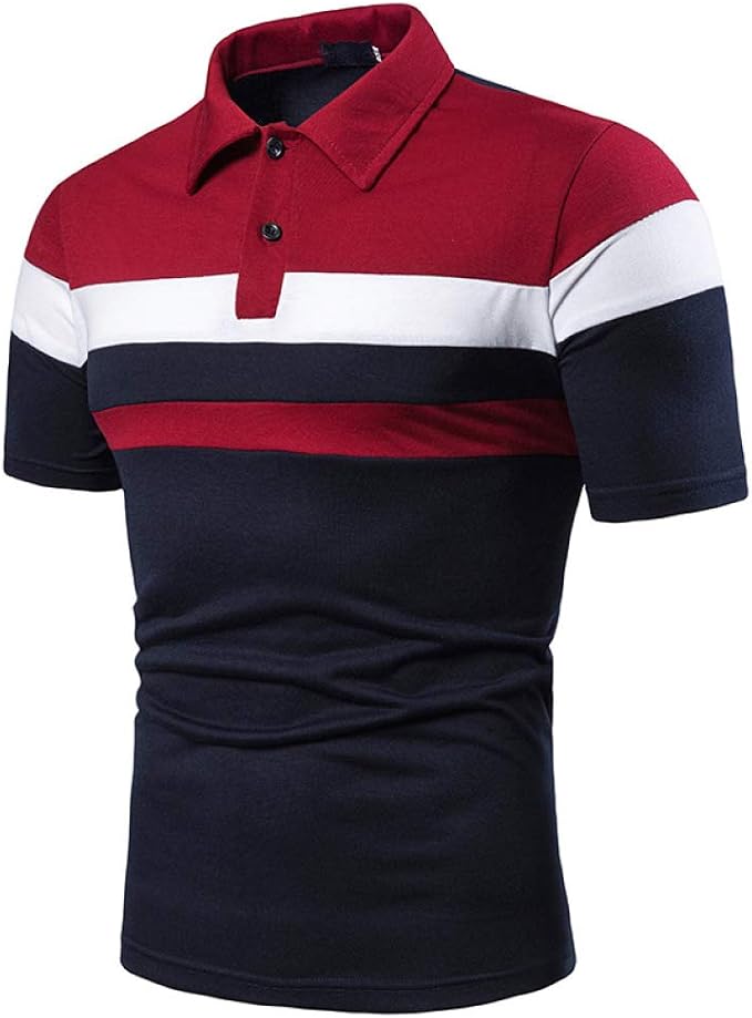 Polo casual para hombre manga corta y larga estilo slim miniatura 2