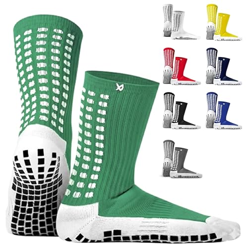 Image of Lux Dual Grip Soccer Socks for Men & Women - DualGrip Engineered for Performance & Comfort - Anti-Slip Grip Socks for Soccer