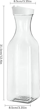 2pcs 1.5L Transparent Detergent Dispenser - Reusable Laundry Powder Storage with Durable PP for Fabric Softener