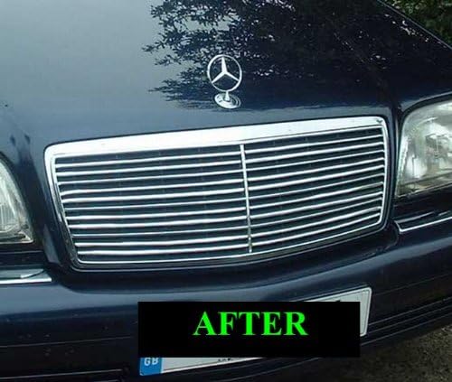 Miniatura 7 de Compatible con parrilla cromada Mercedes-Benz W140 S 500 600 280 Clase S 1993 1994 1995 1996 1997 1998 1999 92 93 94 95 96 97 98 99