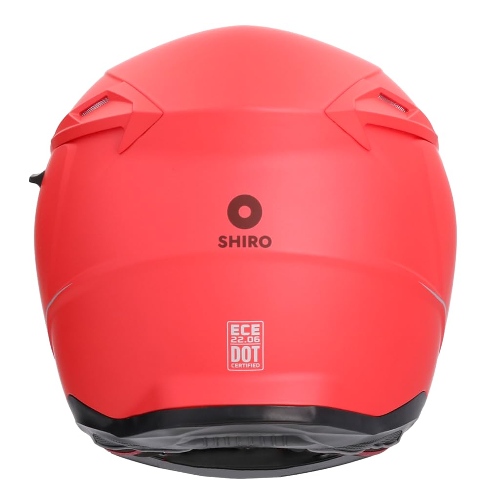 Shiro Helmet Casco Modular FF950 Discover Rojo Mate (S 55/56)