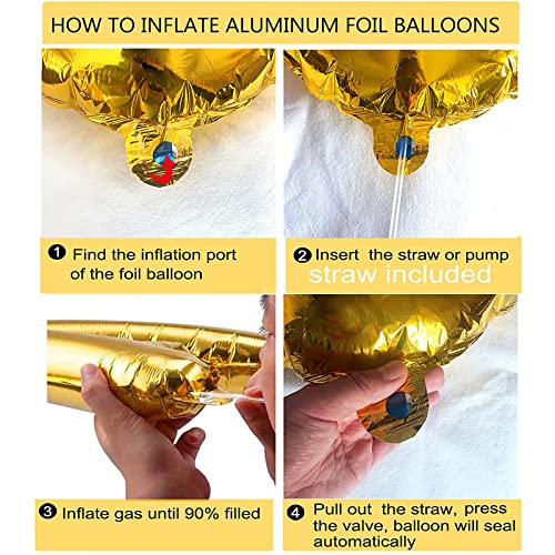 Class Of 2023 Balloons Banner Graduation Party Decoration Supplies - Congrats Grad Gold 16Inch Letter Number Foil Balloon For Congrats Graduation Party Decorations Supplies 2023 #TOP6