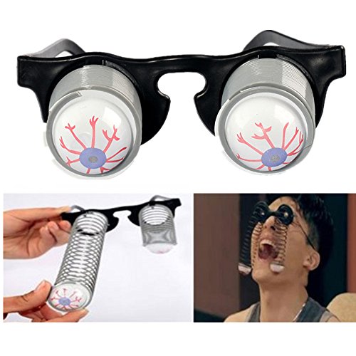 Lucky Shop1234 Halloween Costume Party Joke Toy Scary Horror Slinky Pop Out Eye Gag Droopy Eyes Glasses 6 Pairs